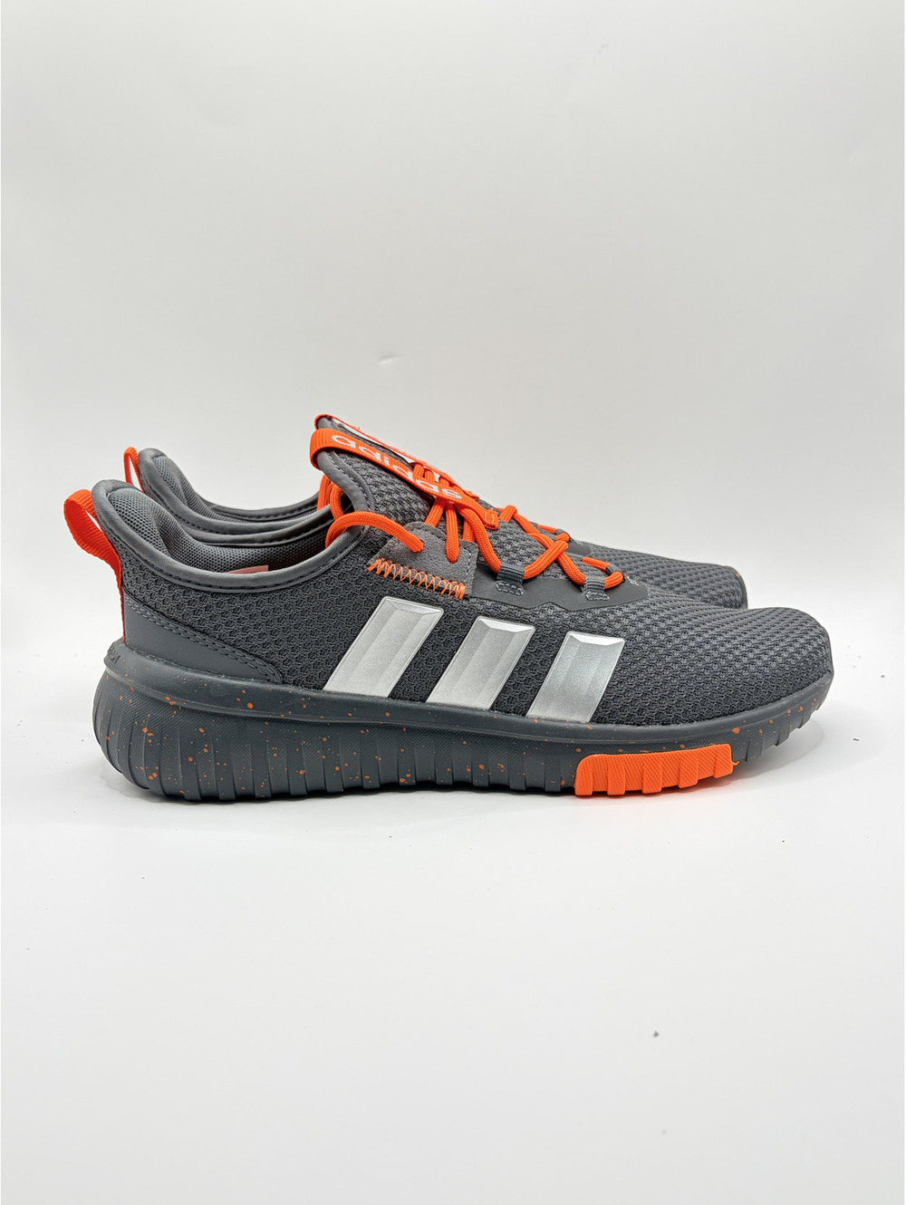 Adidas Kaptir 4.0 K Kids' Sportswear Shoes Size US 6 Gray‎ and Orange